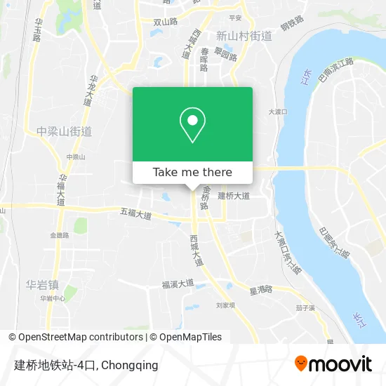 建桥地铁站-4口 map