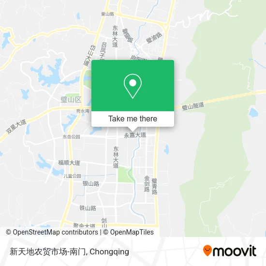 新天地农贸市场-南门 map