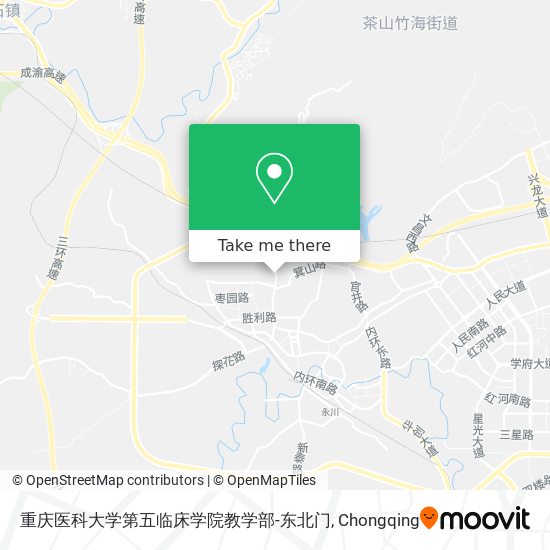 重庆医科大学第五临床学院教学部-东北门 map
