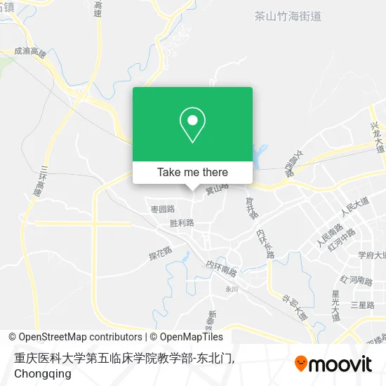重庆医科大学第五临床学院教学部-东北门 map