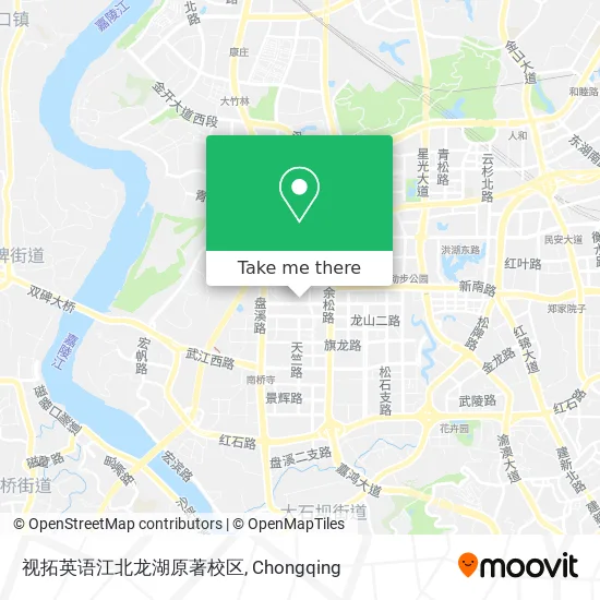 视拓英语江北龙湖原著校区 map