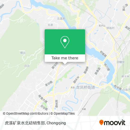 虎溪矿泉水北碚销售部 map