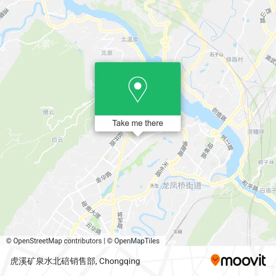 虎溪矿泉水北碚销售部 map