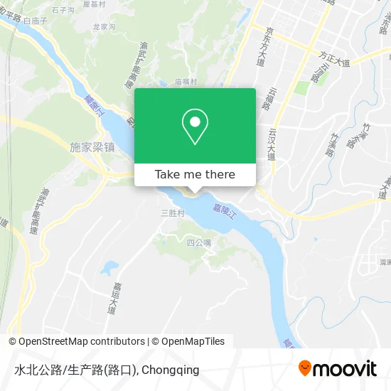 水北公路/生产路(路口) map