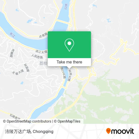 涪陵万达广场 map