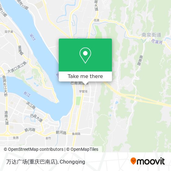 万达广场(重庆巴南店) map