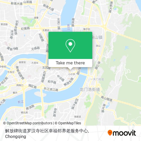 解放碑街道罗汉寺社区幸福邻养老服务中心 map