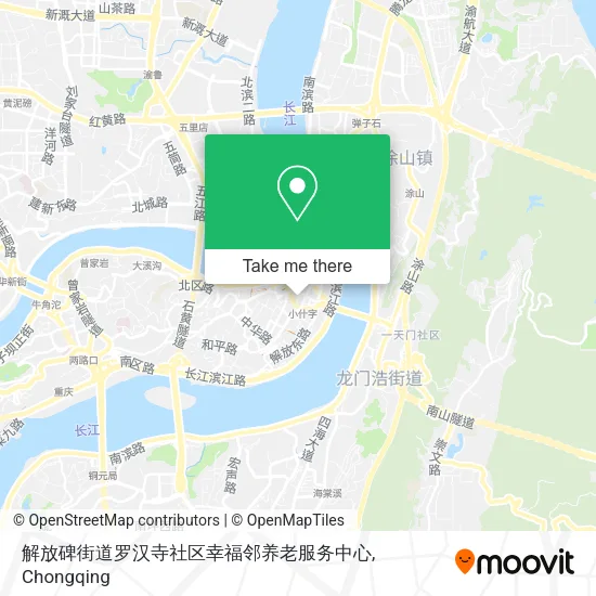 解放碑街道罗汉寺社区幸福邻养老服务中心 map