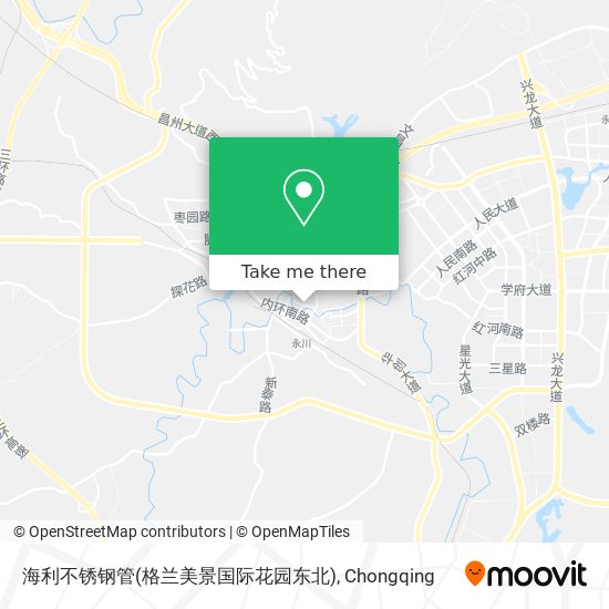 海利不锈钢管(格兰美景国际花园东北) map
