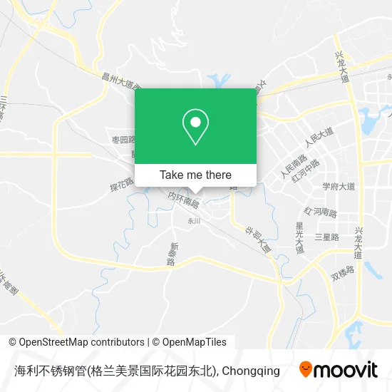 海利不锈钢管(格兰美景国际花园东北) map