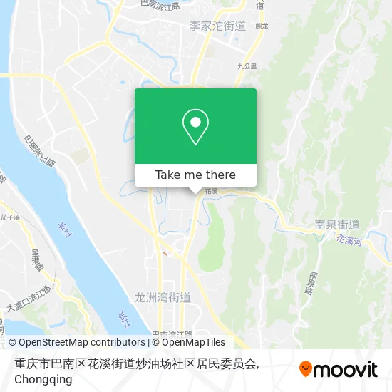 重庆市巴南区花溪街道炒油场社区居民委员会 map