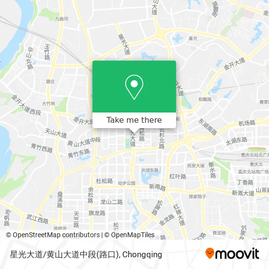 星光大道/黄山大道中段(路口) map