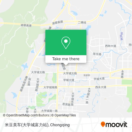 米豆美车(大学城富力站) map