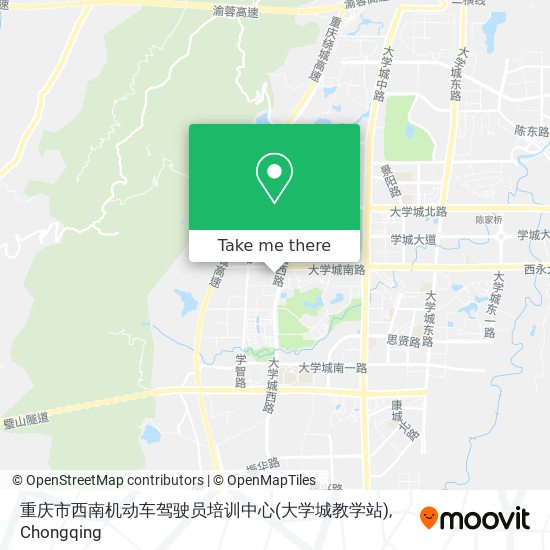 重庆市西南机动车驾驶员培训中心(大学城教学站) map