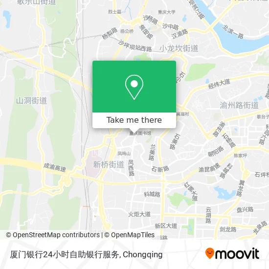 厦门银行24小时自助银行服务 map