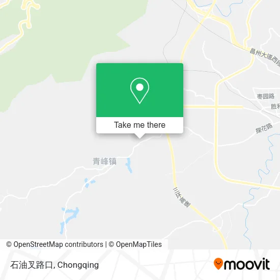 石油叉路口 map
