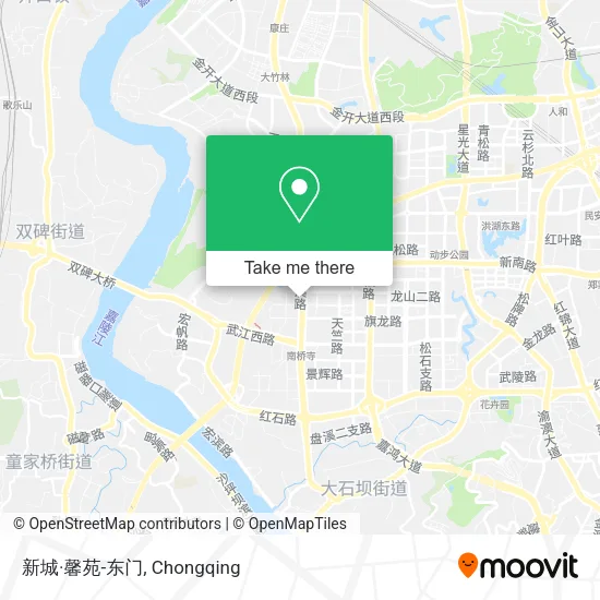 新城·馨苑-东门 map