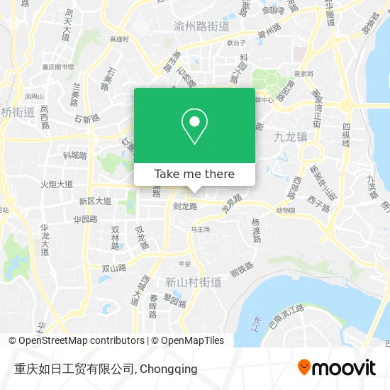 重庆如日工贸有限公司 map