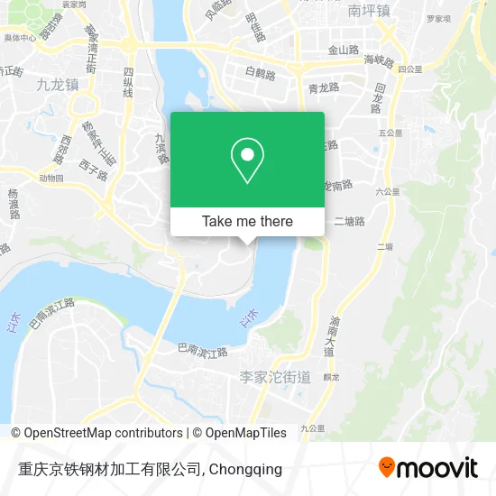 重庆京铁钢材加工有限公司 map