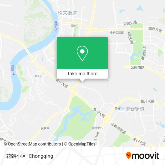花朝小区 map