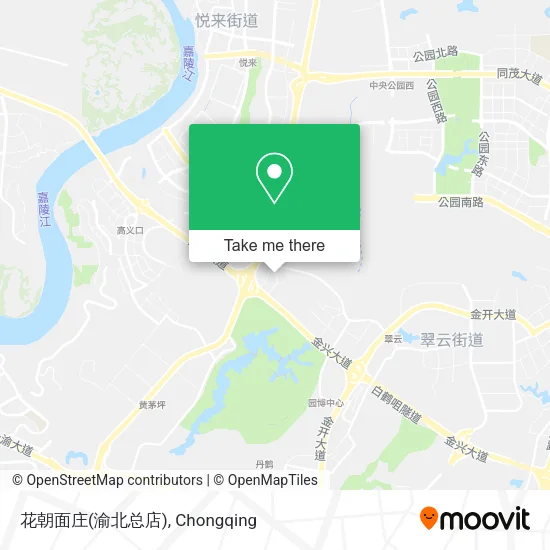 花朝面庄(渝北总店) map