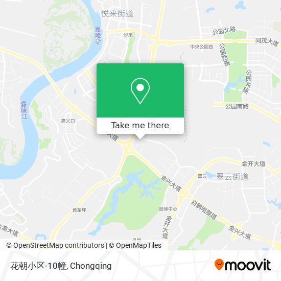 花朝小区-10幢 map