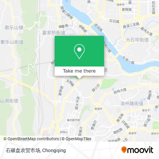 石碾盘农贸市场 map