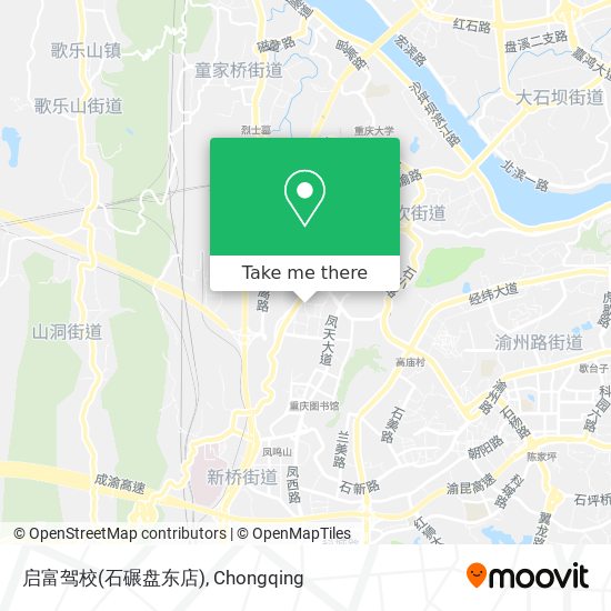 启富驾校(石碾盘东店) map