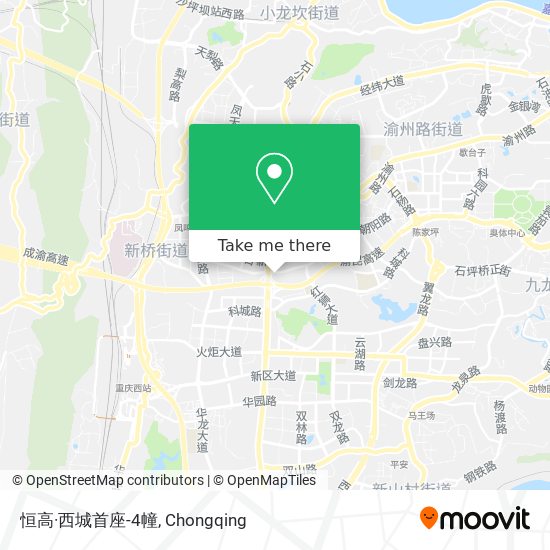 恒高·西城首座-4幢 map