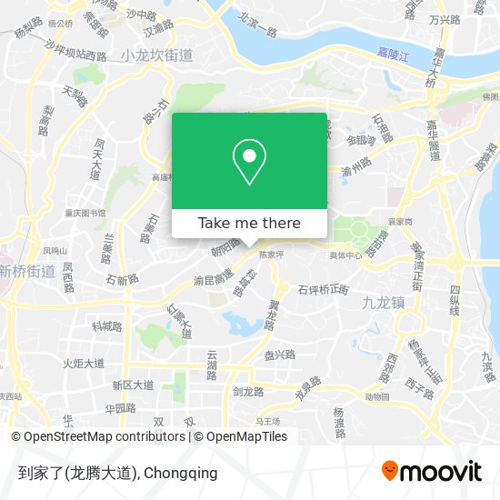 到家了(龙腾大道) map