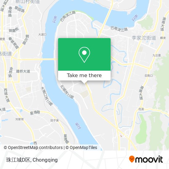 珠江城D区 map