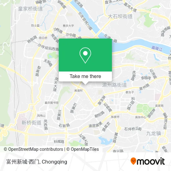 富州新城-西门 map