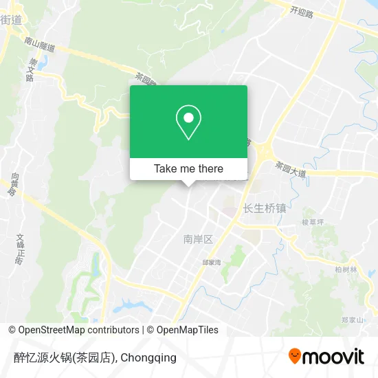 醉忆源火锅(茶园店) map