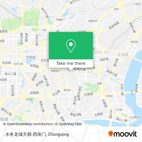 水务龙城天都-西南门 map