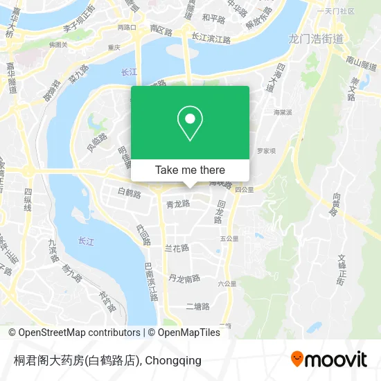 桐君阁大药房(白鹤路店) map