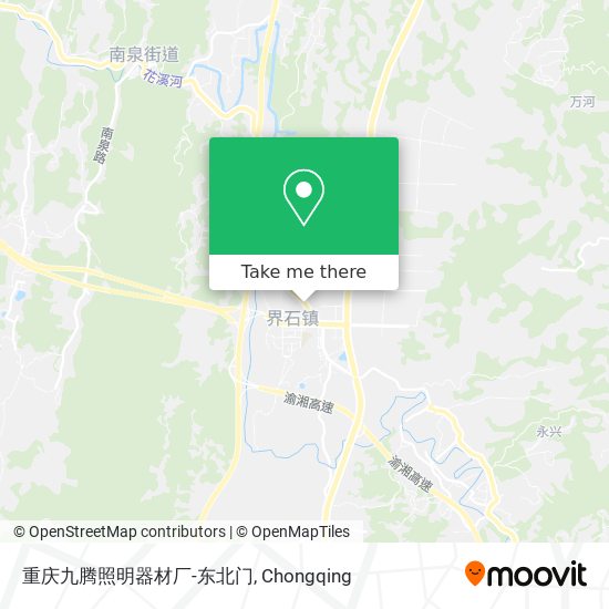 重庆九腾照明器材厂-东北门 map