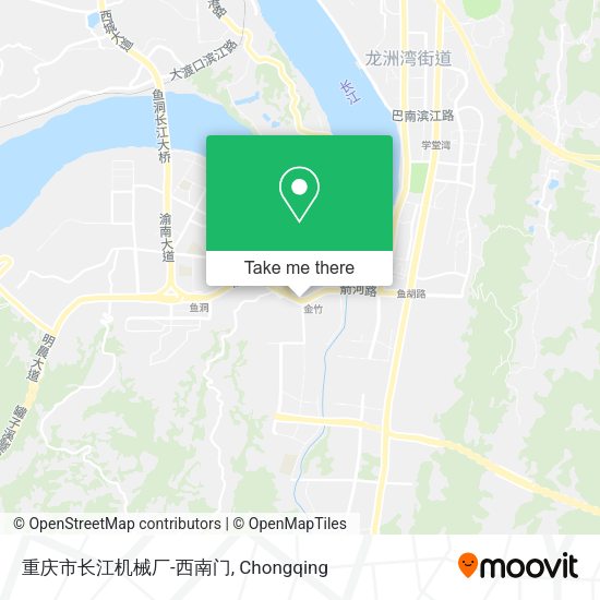 重庆市长江机械厂-西南门 map