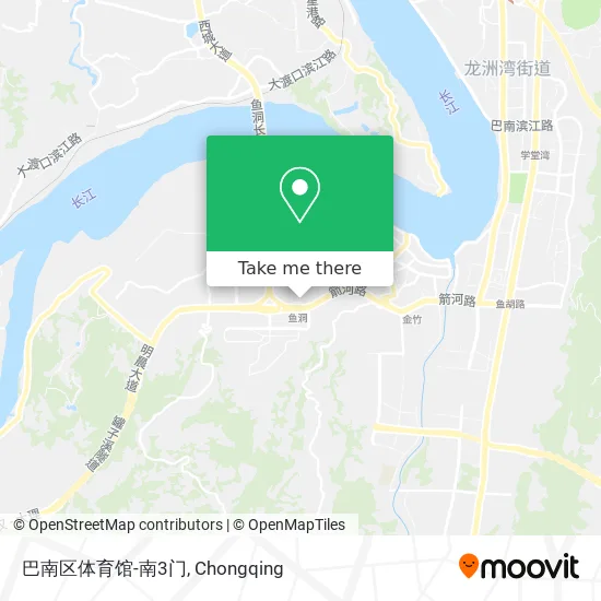 巴南区体育馆-南3门 map