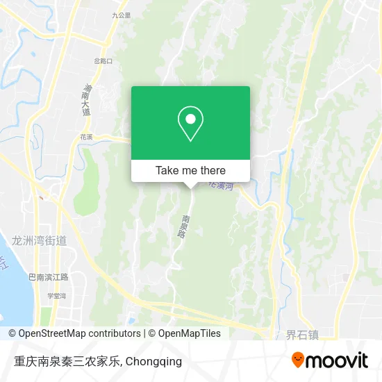 重庆南泉秦三农家乐 map
