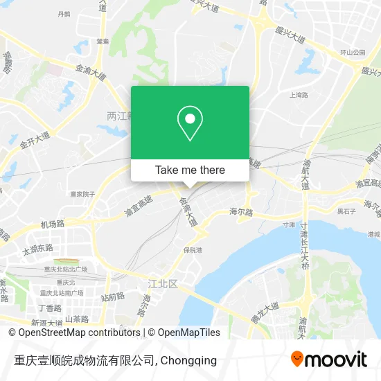 重庆壹顺皖成物流有限公司 map