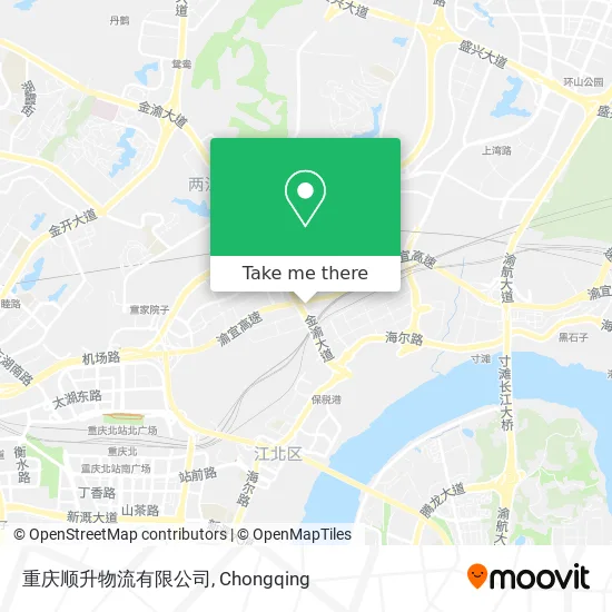 重庆顺升物流有限公司 map