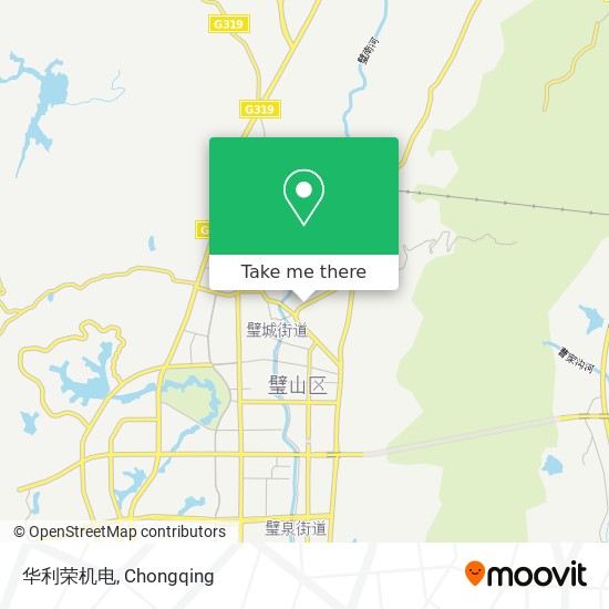 华利荣机电 map