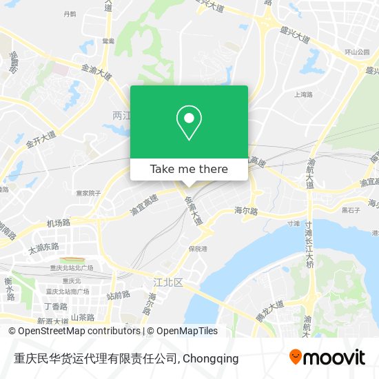 重庆民华货运代理有限责任公司 map