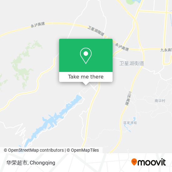 华荣超市 map