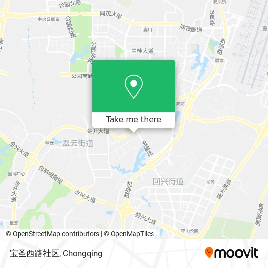 宝圣西路社区 map