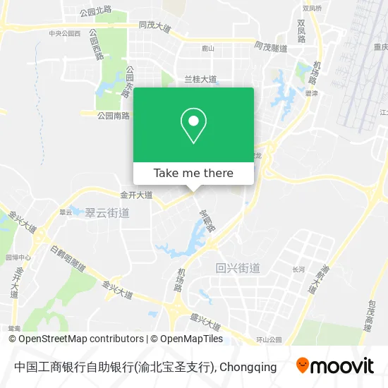 中国工商银行自助银行(渝北宝圣支行) map