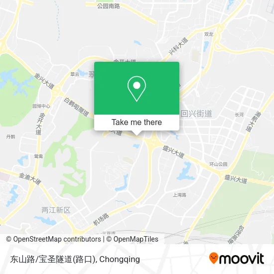 东山路/宝圣隧道(路口) map