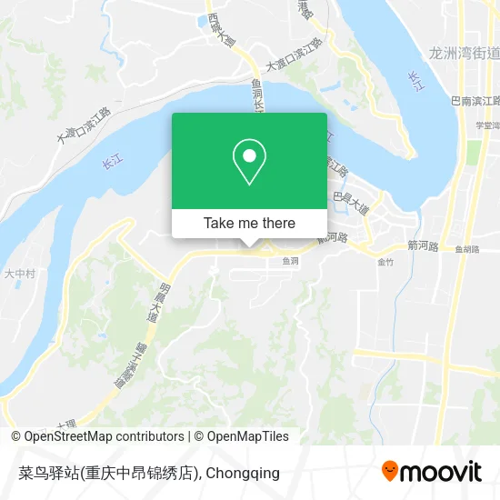 菜鸟驿站(重庆中昂锦绣店) map