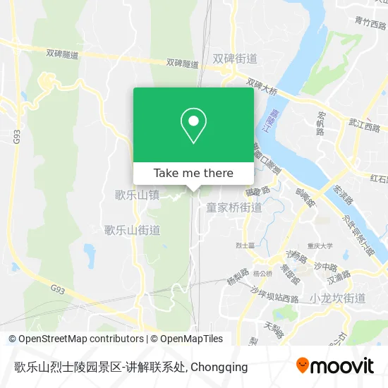 歌乐山烈士陵园景区-讲解联系处 map