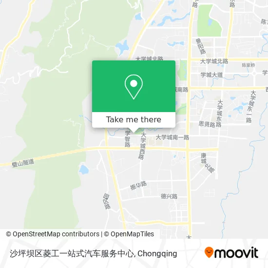 沙坪坝区菱工一站式汽车服务中心 map